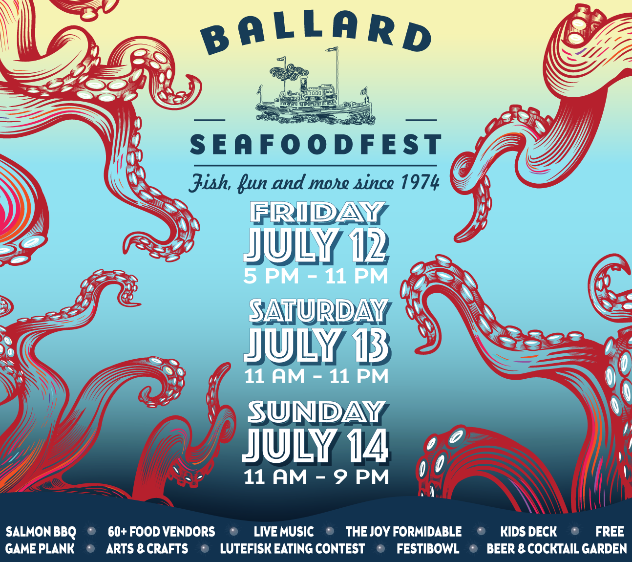 Ballard SeafoodFest will rock your world (and tastebuds) this weekend